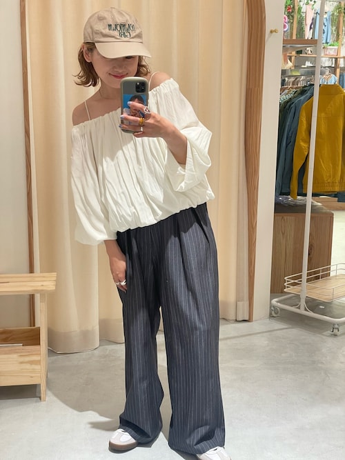 【UNISEX】タックボリュームワイドスラックス/アソート素材/13色展開