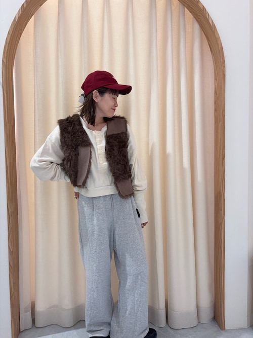 未使用 etsinta 定価1.6 リメイク ファー ムートン ベスト 未使用 etsinta 定価1.6 リメイク ファー ムートン ベスト 未使用