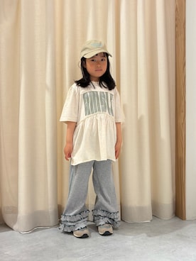 「CIAOPANIC TYPY（チャオパニックティピー）のアイテム（ワンピース/ドレス）」を使った、りーたんさん（レディース・152cm）の春コーディネート