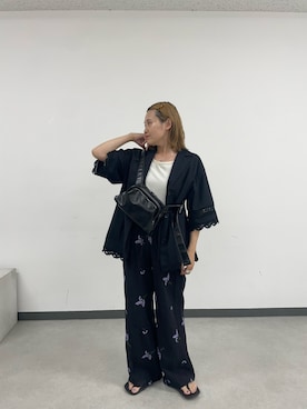 「アイテム（タンクトップ）」を使った、りーたんさん（レディース・152cm）の夏コーディネート