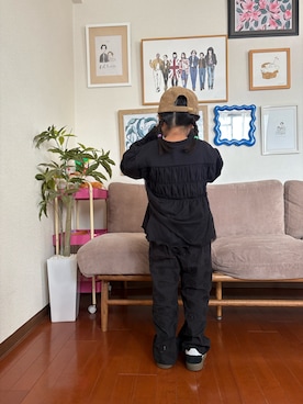 「子供服」｜りーたんさん（レディース・152cm）の秋コーディネート