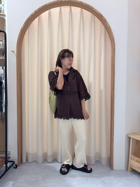 「CIAOPANIC TYPY（チャオパニックティピー）のアイテム」を使った、りーたんさん（骨格ウェーブ・レディース・152cm）の夏コーディネート