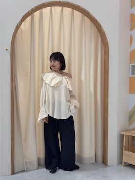 「etsinta（エシンタ）のアイテム（トップス）」を使った、りーたんさん（レディース・152cm）の春コーディネート