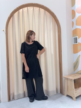 「アイテム（キャミソール）」を使った、りーたんさん（レディース・152cm）の秋コーディネート