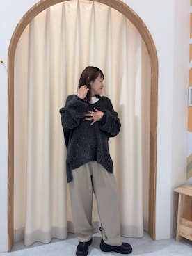 「CIAOPANIC TYPY（チャオパニックティピー）のアイテム」を使った、りーたんさん（骨格ウェーブ・レディース・152cm）の冬コーディネート