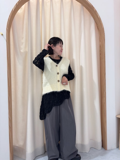 willow】アシメレースチュニック（Tシャツ/カットソー）｜WILLOW