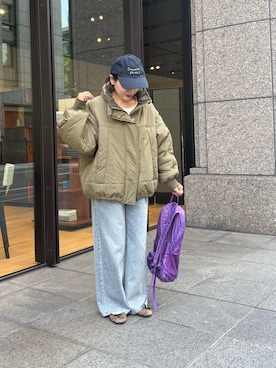 「CIAOPANIC TYPY（チャオパニックティピー）のアイテム（ブルゾン）」を使った、りーたんさん（レディース・152cm）の秋コーディネート