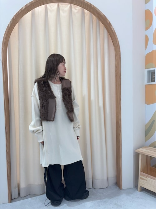 セール】etsintaリメイクファーベスト（ベスト）｜etsinta（エシンタ