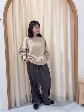 「アイテム（その他パンツ）」を使った、りーたんさん（レディース・152cm）の冬コーディネート