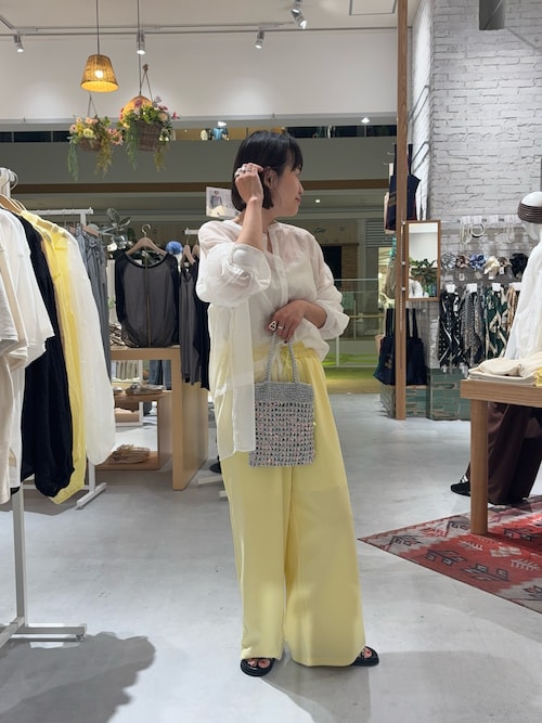2WAYで使用可能！】チェーン付き手編みスパンコールBAG（ショルダー