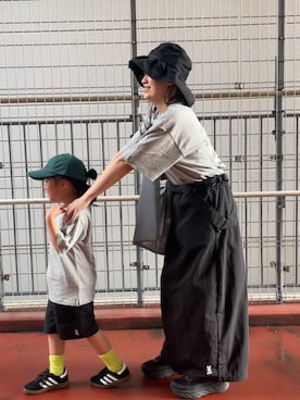 「アイテム（トートバッグ）」を使った、りーたんさん（骨格ウェーブ・レディース・152cm）の夏コーディネート