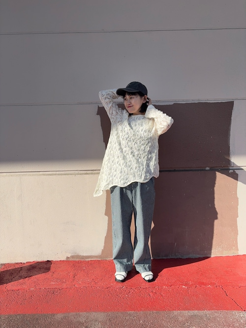 セール】【willow】アシメレースチュニック（Tシャツ/カットソー
