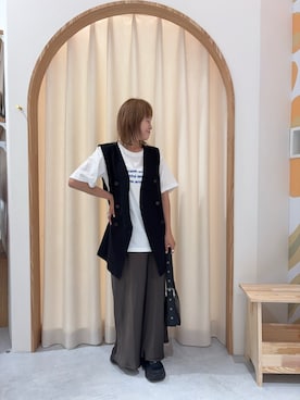 「CIAOPANIC TYPY（チャオパニックティピー）のアイテム」を使った、りーたんさん（レディース・152cm）の夏コーディネート