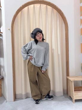 「DOD（ディーオーディー）のアイテム」を使った、りーたんさん（レディース・152cm）の秋コーディネート