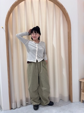 「etsinta（エシンタ）のアイテム」を使った、りーたんさん（レディース・152cm）の春コーディネート