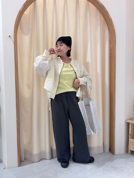 「etsinta（エシンタ）のアイテム（トップス）」を使った、りーたんさん（レディース・152cm）の春コーディネート