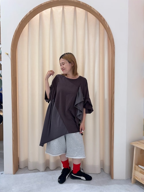 etsintaリメイクフリルオーバーTEE