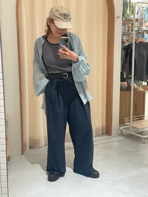 【UNISEX】タックボリュームワイドスラックス/アソート素材/13色展開