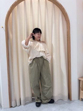 「etsinta（エシンタ）のアイテム」を使った、りーたんさん（レディース・152cm）の春コーディネート