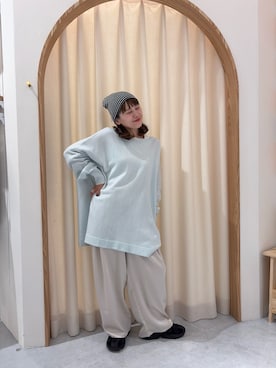 「CIAOPANIC TYPY（チャオパニックティピー）のアイテム（ハット）」を使った、りーたんさん（レディース・152cm）の冬コーディネート