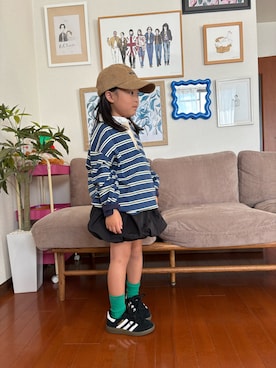 「CIAOPANIC TYPY（チャオパニックティピー）のアイテム（ハット）」を使った、りーたんさん（レディース・152cm）の秋コーディネート