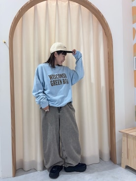 「CIAOPANIC TYPY（チャオパニックティピー）のアイテム（ハット）」を使った、りーたんさん（レディース・152cm）の秋コーディネート