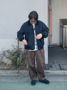 十然ダイ補湯さん（メンズ・168cm）の冬コーディネート