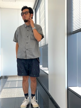 「アイテム（レッグウェア）」を使った、n@oyaさん（メンズ・174cm）の秋コーディネート