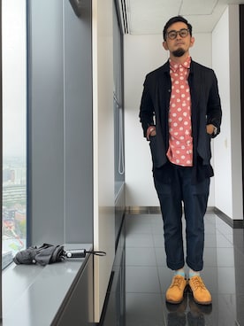 n@oyaさん（メンズ・174cm）の春コーディネート