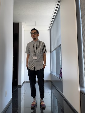 n@oyaさん（メンズ・174cm）の夏コーディネート