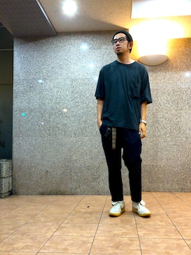 n@oyaさん（メンズ・174cm）の夏コーディネート