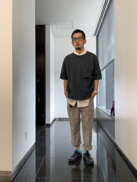 n@oyaさん（メンズ・174cm）の夏コーディネート