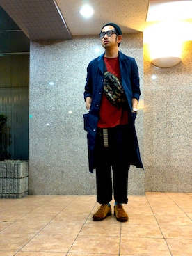 「RED KAP（レッドキャップ）のアイテム（ジャケット/アウター）」を使った、n@oyaさん（メンズ・174cm）の夏コーディネート