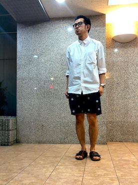 n@oyaさん（メンズ・174cm）の夏コーディネート