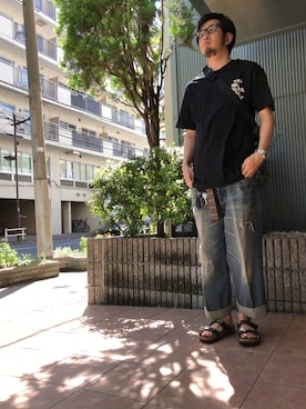 「WISM（ウィズム）のアイテム」を使った、n@oyaさん（メンズ・174cm）の秋コーディネート