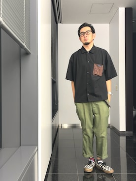 「ロールアップ」｜n@oyaさん（メンズ・174cm）の夏コーディネート