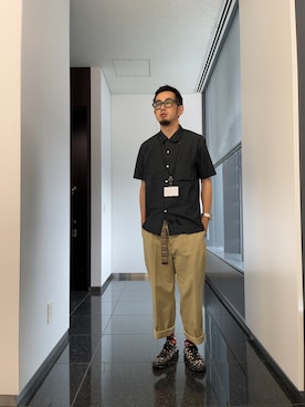 n@oyaさん（メンズ・174cm）の夏コーディネート