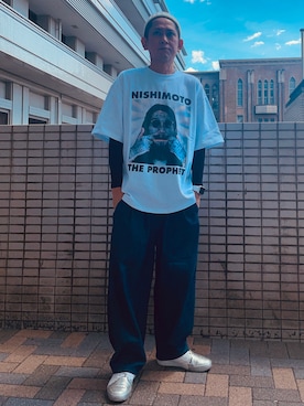 「PUMA by MIHARA YASUHIRO（プーマバイミハラヤスヒロ）のアイテム」を使った、mukoさん（メンズ・171cm）の夏コーディネート