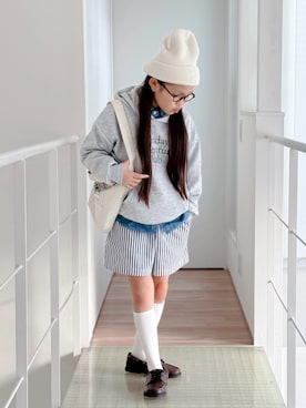 「アイテム（帽子）」を使った、sui_mmyさん（キッズ・137cm）の春コーディネート