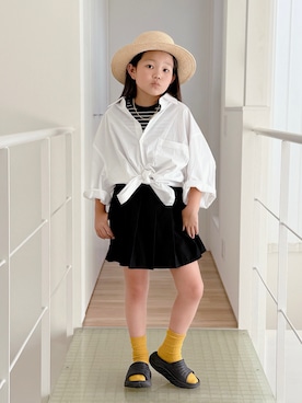 「アイテム（ネックレス）」を使った、sui_mmyさん（キッズ・130cm）の夏コーディネート