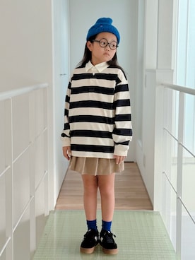 「アイテム（その他トップス）」を使った、sui_mmyさん（キッズ・133cm）の秋コーディネート