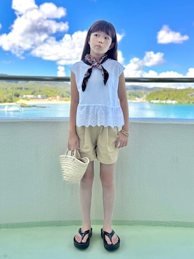 sui_mmyさん（キッズ・139cm）の夏コーディネート