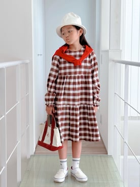「アイテム（カーディガン/ボレロ）」を使った、sui_mmyさん（キッズ・130cm）の夏コーディネート