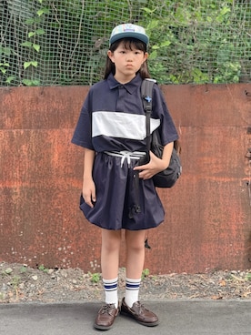 sui_mmyさん（キッズ・139cm）の夏コーディネート