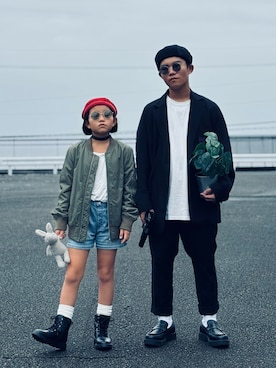 「アイテム（雑貨/ホビー）」を使った、sui_mmyさん（キッズ・133cm）の秋コーディネート