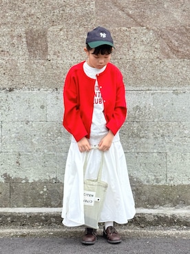 「BEAMS BOY（ビームスボーイ）のアイテム」を使った、sui_mmyさん（キッズ・139cm）の春コーディネート