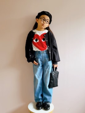 sui_mmyさんの（PLAY COMME des GARCONS | プレイコムデギャルソン）を使ったコーディネート