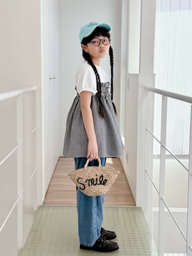 「green label relaxing（グリーンレーベルリラクシング）のアイテム」を使った、sui_mmyさん（キッズ・137cm）の春コーディネート