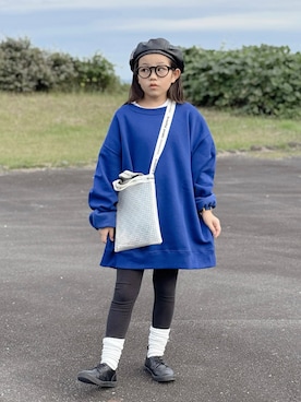 「アイテム（バッグ）」を使った、sui_mmyさん（キッズ・133cm）の秋コーディネート