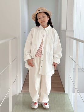 「アイテム（帽子）」を使った、sui_mmyさん（キッズ・137cm）の春コーディネート